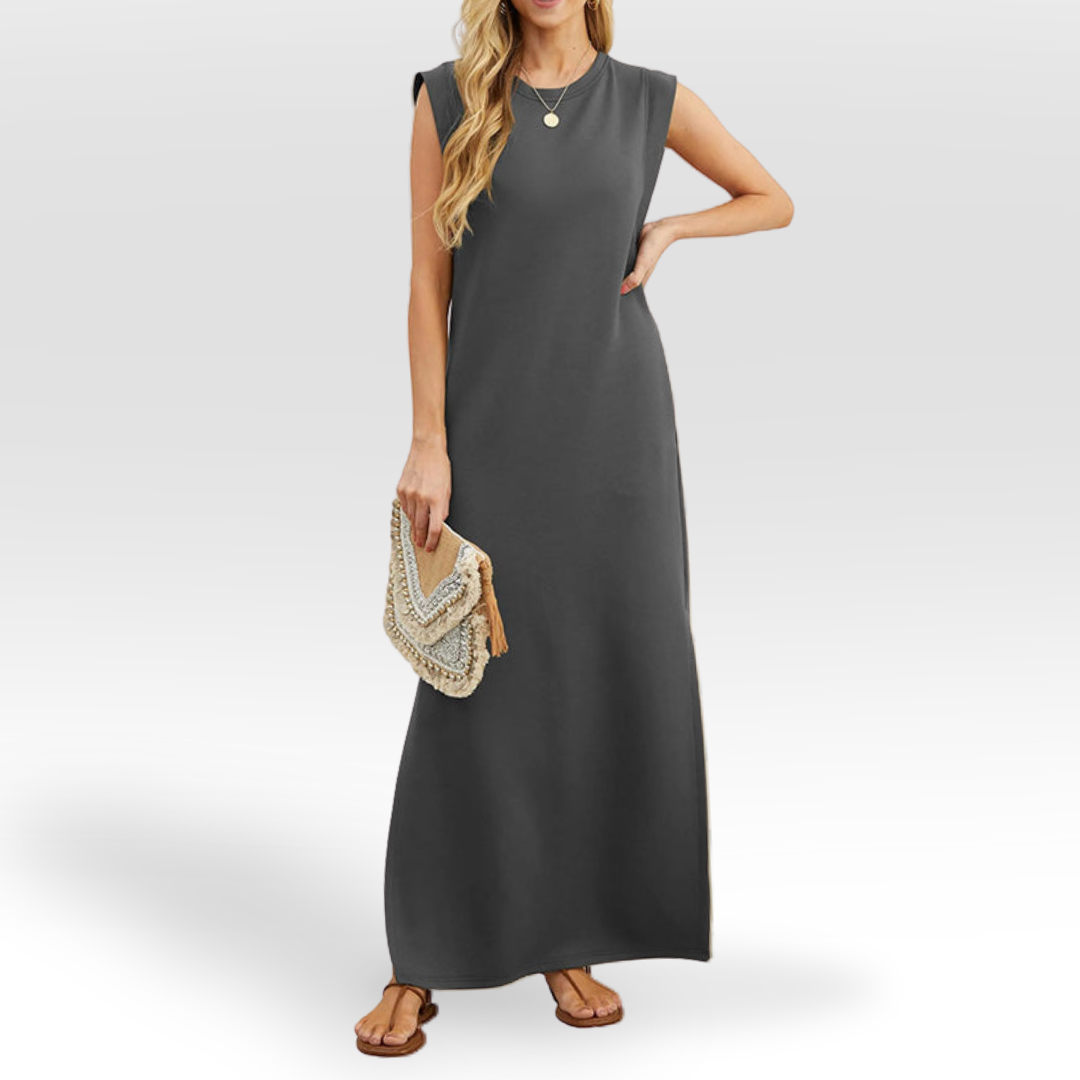 Ineke™ | Elegantes Kleid mit Rundhalsausschnitt